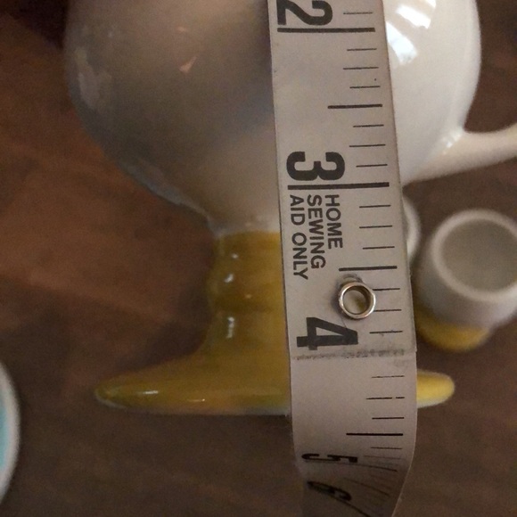 Vintage 1960s Caribe pedestal mugs (4) Puerto Rico China made in USA gold base - Picture 3 of 6